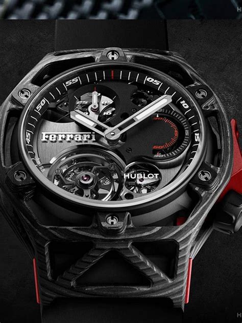 Hublot, Techframe Ferrari 70 Years Tourbillon  